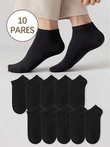 Men Ankle Socks - Black - View 1