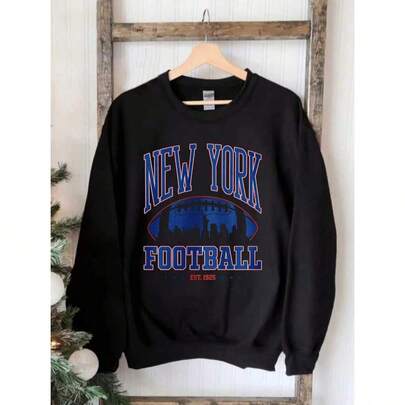 New York Giant Vintage Sweatshirt, New York Football Crewne…