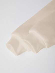 Tween Girl Bow Graphic Print Warm Crew Neck Sweater And Leggings Set