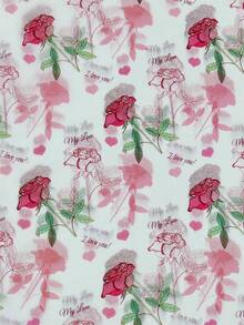 60/30/10 طقم هدايا ورد عيد الحب - باقة ورد 20x34 بوصة وتصميم فيونكة الحب، تغليف واقي خفيف الوزن، فيونكة حب وردية، تصميم باقة الورد، نمط بالون الحب، مستخدم لتغليف الهدايا، حماية العناصر الهشة، ديكور المناسبات (الحب، باقة) - الورود ذات الألوان الأربعة - مشاهدة 3