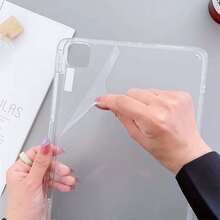 Transparent Tablet Case With Pen Slot, IPad Case Lightweight Slim Transparent Durable Flexible Silicone Back Cover TPU Frame Shell Case.Compatible With Apple IPad Pro/Mini/Air/5th/6th/7th/8th/9th/10th/11th Gen/(8.3/9.7/10.2/10.5/10.9/11/12.9/13inch) - 無色 - 查看 6