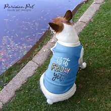Parisian Pet T-Shirt, edium(2XL Azul) - Multicolor - Ver 5