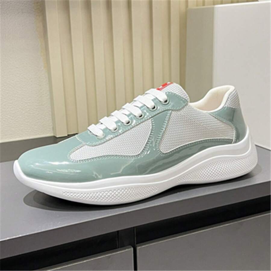 2025 New Breathable Low-Top Casual Men's Sneakers With Cushioning And Pressure Relief - Xanh nhạt - Xem 1
