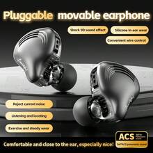 Tai nghe VAORLO Fever HiFi Sound Effect Tai nghe nhét tai Dynamic In-Ear Monitor Tai nghe có dây có thể tháo rời Chống ồn Tai nghe nhạc Thể thao Trò chơi - Nhiều màu - Xem 6