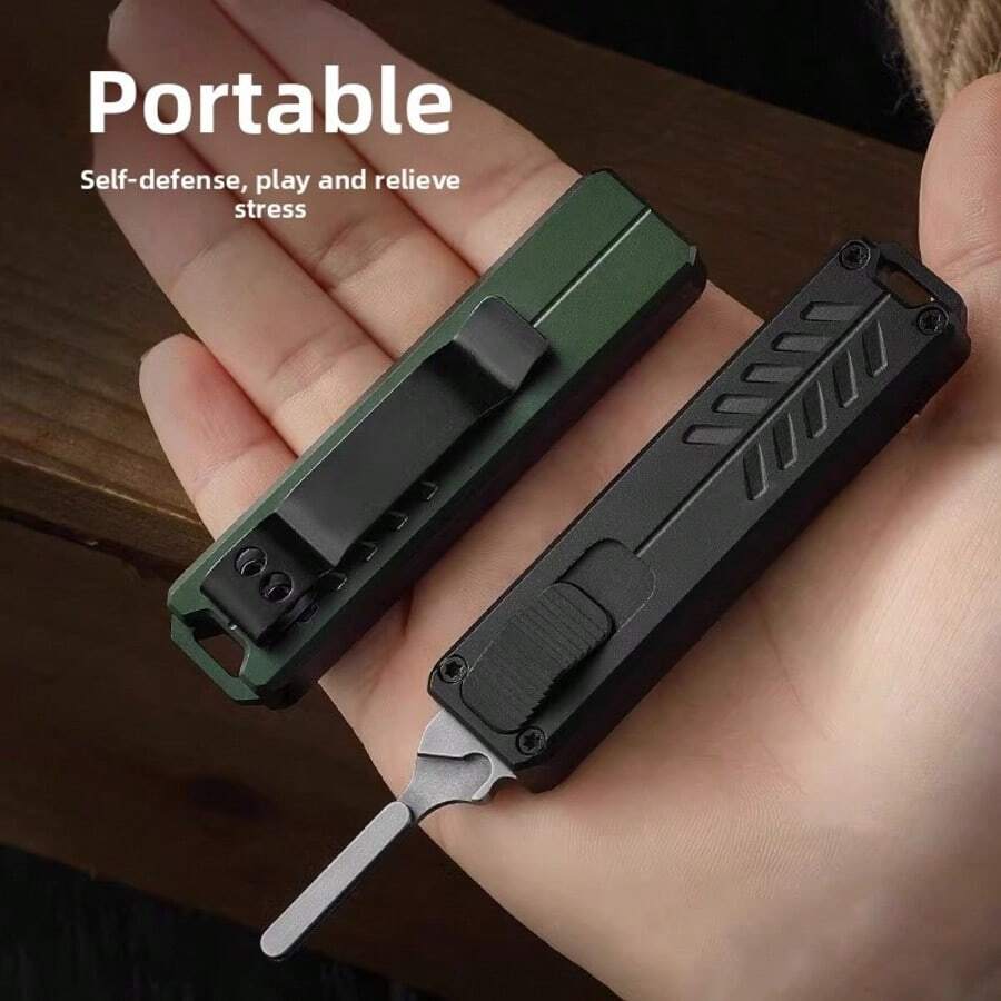 Mango de cuchillo utilitario avanzado (sin hojas, adecuado para hojas 23/24), proceso CNC, material de aluminio de aviación