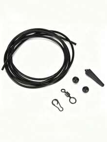 1 Set de Equipo de Pesca de Carpa, Montaje de Pelo, Giratorio de Cambio Rápido, Accesorios de Pesca, Tubo de Carpa, Anti-Rig, Set de Equipo de Pesca de Carpa