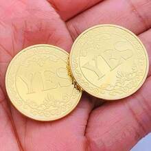 YES/NO Decision Coin, 3D Lucky Coin, Divination Coin, Suitable As Gift For New Year, Valentine's Day, Eid, Easter, Birthday Party - Multicolor - View 9