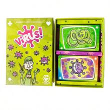 病毒！卡牌游戏 - 策略型家庭及成人派对游戏，趣味十足，竞技性十足，纸质材质，棋盘游戏风格卡牌，适合14岁以上玩家