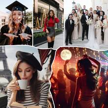 120g 8pcs/Set Remy Human Hair Clip-In Extensions, 1B Natural Black, Double Wefted, Thick And Voluminous Full Head Coverage - S1B - View 11