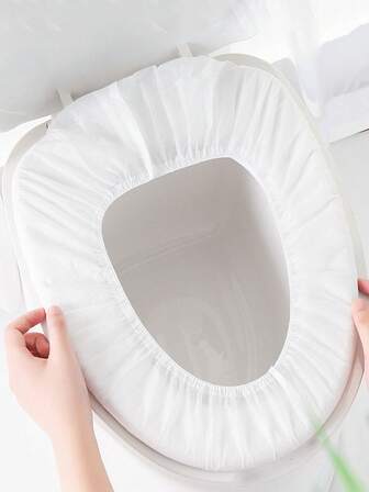 10 Portable Disposable Toilet Seats, Hotel Cushion Covers, Seat Covers, Non-Woven Fabric Toilet Seats, Travel Supplies, Hotel-Specific, Campers - Providing You With A Clean And Bathroom Experience