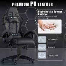 GartistGo Ergonomic Gaming Chair, With Cushion And Adjustable Backrest For Adults, Rotatable And Stable - Grey - View 5