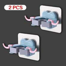 Ganchos de múltiples especificaciones, soporte adhesivo para colgar en la pared, gancho para escobas, organización de cocina y baño, accesorios para el hogar - 3 capuchas B - Ver 13