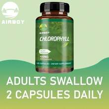 Chlorophyll Concentrate Supplement - Body Detoxification, Antioxidant, Skin Health - 120 Capsules2025 - 120 viên nang - Xem 4