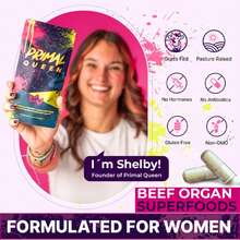 Primal Grass Fed Beef Organ Supplement For Women, Balance Hormones, Better Energy, Mood, & Libido Improve Menstruation2025 - 包裹 1 - 查看 4