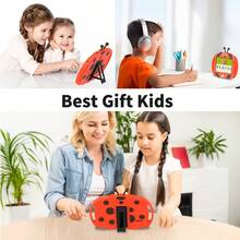 PRITOM Toddler Tablet For Kids, Quad-Core,7 Inch Kids Tablets With WiFi,32GB ROM, 2GB RAM , Dual Camera, Toddler Tablet For Kids,Parental Control ,Educational Learning Kids Tablets With Case(Not Adapter) - Orange - View 3