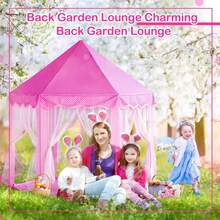 Star Princess Style Playhouse Tent | Elegant Pink Hexagonal Tent For Indoor And Outdoor Recreational Play, 55" X 53", Interactive Play Tent. - Purple a - View 9