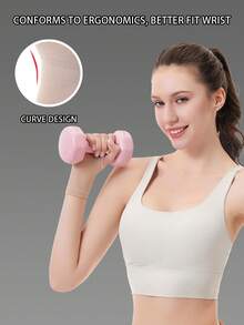 1 Item, Protecting The Palm, Wrist, Wristband, Wrist Support Device, Wrist Support Device, Pressure Gloves, Knitted Breathable Wrist Pad, Motion Elastic Protective Equipment To Reduce Tendon Sheath Scars, Elongated Wrist Pad, For Gym Use, Comfortable And Fitting, Preventing Sports Injuries, Suitable For Sports And Daily Use, Sweat Band, Basketball, Gym Accessories - Multicolor - View 9