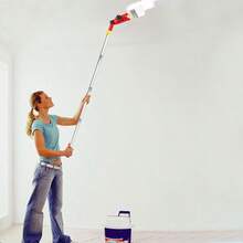 Multi-Angle Paint Brush Extender Extension Pole Attachments Telescopic Ceiling - Multicolor - View 9