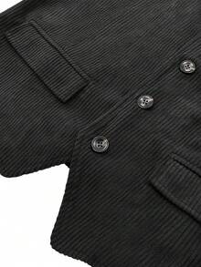 Men's Solid Color Suit Vest, Fake Pocket Fashion Minimalist Style, Business Casual Waistcoat