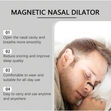 Skin  Magnetic Nose Strips,Sport  Dilator,Intake Breathing  Strip Starter Kit Boost Oxygen Snore Reducing Aids - Màu huỳnh quang - Xem 5