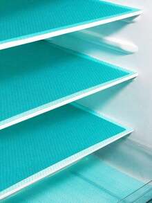 2/4pcs Washable Fridge Mats, Refrigerator Covers Pads, Waterproof Non-Slip Freezer Glass Shelf Liners, Cabinet Drawers Mat, Organization And Storage, Accessories & Stuff