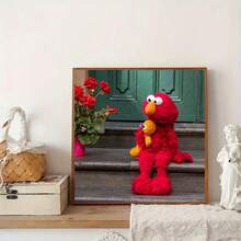 Sesame Street 芝麻街 - 艾摩/大鸟/甜饼怪/伯特/厄尼/5D钻石画套装,适合初学者和成人。钻石点画套装,宝石艺术卡通画,时尚DIY手工艺品,钻石画艺术品,家居墙面装饰,适合家居装饰,生日礼物 - 彩色 - 查看 18