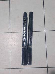 2 支金银金属油漆笔，中号尖头记号笔，高光泽，抗紫外线，适用于木材、塑料、玻璃、金属、陶瓷 - 非常适合绘画、素描、标记 - 室内和室外使用、DIY 手绘、黑卡绘画、涂鸦、手工艺品、日记写作 - 彩色 - 查看 13