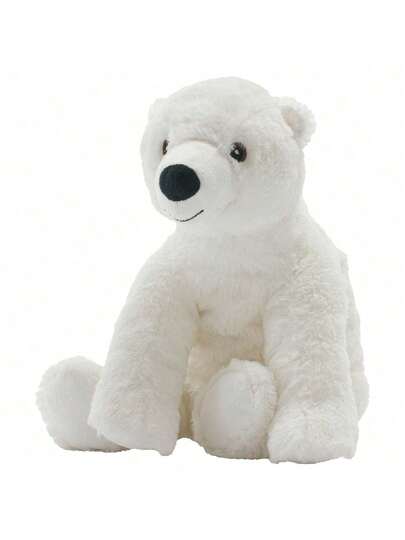 IKEA Peluche SNUTTIG, oso polar, muñeco almohada, súper suave y lindo, adecuado para la decoración de la habitación de los niños, artículos para la hora de dormir, longitud 29 cm (blanco).