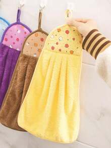 2 buc șervețele umede agățate șervețele absorbante de apă drăguțe șervețele umede de toaletă prosoape de bucătărie inserați batiste desene animate