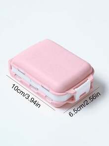 Personalized Custom New Small Medicine Box Creative Portable Folding Three-Layer Medicine Box Plastic Partition 8-Grid Tablet Box - Multicolor - View 6