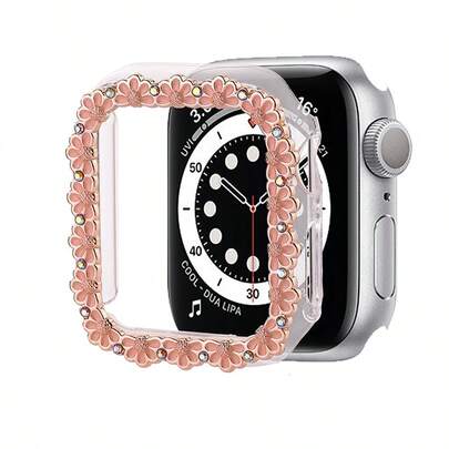 1 Daisy Hollow Design Watch Case Compatible With Apple Watch Series 11/10/SE/9/8/7/6/5/4/3/2/1, Suitable For Men And Women
