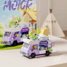 Mô hình đồ chơi khối xây dựng hình bánh tráng miệng hoạt hình dễ thương, đồ chơi lắp ráp để bàn trang trí nhà cửa - Nhiều màu - Xem 7