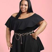 Chain Belts Women Fashion Waist Chain Gold Belts Adjustable Metal Body Belly With Heart Design Dress Jeans Bikini Jewelry Heart Waist Bikini Chains - 最初的 - 查看 4