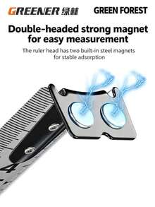 5M * 25mm Black/Gold Version Xibill Fluorescent Measurement Tape, Self-Locking Fluorescent Steel Tape Scale, Black/Gold Boxed Packaging, Suitable For Tools Used In 5-Meter Measurements, Broader Application Range In Households, Increased Thickness And Durability, High Precision, Automatic Return, Durable, Water-Resistant, Designed Specifically For Renovation/Measurement/Engineering Projects, Utilizes Cutting-Edge Technology, Easy-To-Read Instrument - Black - View 10