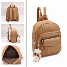 Women Fashion Backpacks - Coffee - View 3