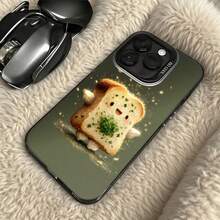 Funda de Teléfono Diseño de Tostada Verde con Perejil para Modelos de  y  Adecuada para Todas las Estaciones Opción de Regalo Ideal - Negro - Ver 5