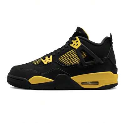 耐克 Air Jordan 4 Retro BG 女款运动鞋，休闲鞋 408452-017