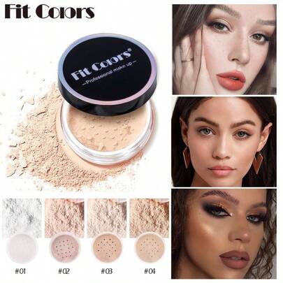  Fit Colors 防水、防汗、控油遮瑕粉，持久定妆粉
