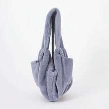 Pet Sling Carrier For Small And Medium Dog And Cat With Breathable Mesh - Plush Self-Warming Hiking Front Backpack Chest Body Holder - Multicolor - View 9