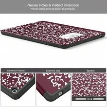 Case For IPad 9th Generation 2021/8th Gen 2020/7th Gen 2019 With Pencil Holder - Premium Shockproof Case With Soft TPU Back Cover & Auto Sleep/Wake For IPad 10.2 Inch, B-Book Wine,B-BookWine - B-bookWine - View 4