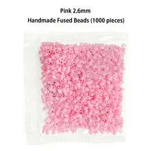 1000/12000 piezas de cuentas de fusión hechas a mano de 2,6 mm y 5 mm, kit de cuentas de fusión - materiales de manualidades para pulseras, pendientes, paneles de arte de píxeles y suministros de manualidades DIY, regalo creativo para niños y niñas en Navidad y Año Nuevo