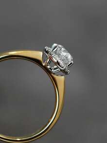 1 PC Charm Cubic Zirconia Ring For Women For Valentine's Day Gift Wedding Anniversary Party Jewelry - 1# - View 4