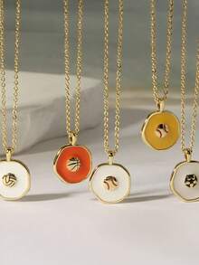 1PC Football/Baseball/Volleyball/Soccer Theme Pendant Necklace For Women Dainty 14K Gold Plated Ball Sports Charm Choker Minimalist Sports Jewelry Gift For Her Ball Sports Lover Gifts For Him Boyfriend Husband Y2K Vintage Adjustable Chain Valentines Day Gift For Her Him Best Friend Gift Idea Hypoallergenic Tarnish Resistant Everyday Layering Necklace - Multicolor - View 11