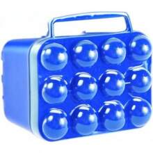Camco - Soporte para portahuevos con asa incorporada, para caravanas, Camping, portón Trasero, Picnic, Viajes por Carretera yás| Lleva de Forma Segura hasta 12 Huevos| Azul (51015) - 12 - Portador de huevos - Ver 3