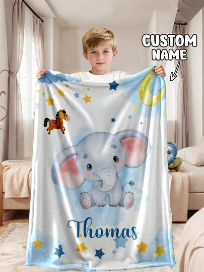 1 pieza Manta personalizada, manta con texto, manta DIY, manta con patrón, manta conmemorativa, tapiz, manta con diseño de retrato fotográfico, adecuada para niñas, niños, adultos, Día de San Valentín, ligera, manta para bebé, manta personalizada