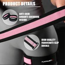 BFR Booty Bands For Women Glutes - Blood Flow Restriction Bands With Weekly Plan For Legs, Butt & Hip Building, Occlusion Bands For Workouts, Best Fabric Bands For Squat Butt & Thigh - Multicolor - View 7