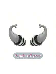 Anti-Noise Silicone Mute Earplugs Waterproof Swimming Earplugs Suitable For Office Lunch Break Sleeping And Outdoor Diving Surfing Soft And Comfortable Swimming Earplugs Protect Ears Campus Dormitory Sound Insulation Study Family Sleep At Night Noise Reduction Mute Anti-Snoring Sound Prevention