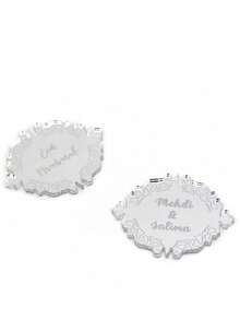 个性化婚礼回礼 定制亚克力镜面巧克力回礼 金镜或银镜 回礼不包含巧克力 返校季 圣诞节礼物标签装饰 永恒的爱 单身派对回礼 - 彩色 - 查看 36