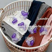 حزمة تجربة 3 في 1، مساحيق غسيل عائلية - رائحة طويلة الأمد، منعم الأقمشة، تنظيف متعدد التأثيرات، رائحة الإلهة، متوفر في المخزون للتوصيل السريع، منعم الأقمشة، رائحة الإلهة، ضروري للشخص المتكاسل، تنظيف متعدد التأثيرات الكل في واحد - متعدد الألوان - مشاهدة 7