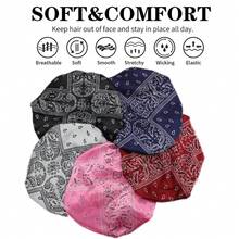 1 pieza Gorro para dormir, gorro de satén de seda extra para que duerman las mujeres con cinta de amarre para cabello rizado, gorro grande para trenzas - Multicolor 1 pieza - Ver 11